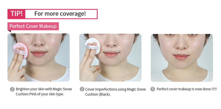 [AprilSkin] Magic Snow Cushion Pink #02 Greean