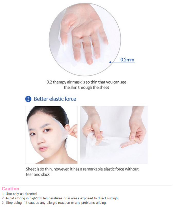 [Etude House] 0.2Mm Therapy Air Mask Sheet #Collagen (Pack of 6) | Shop ...